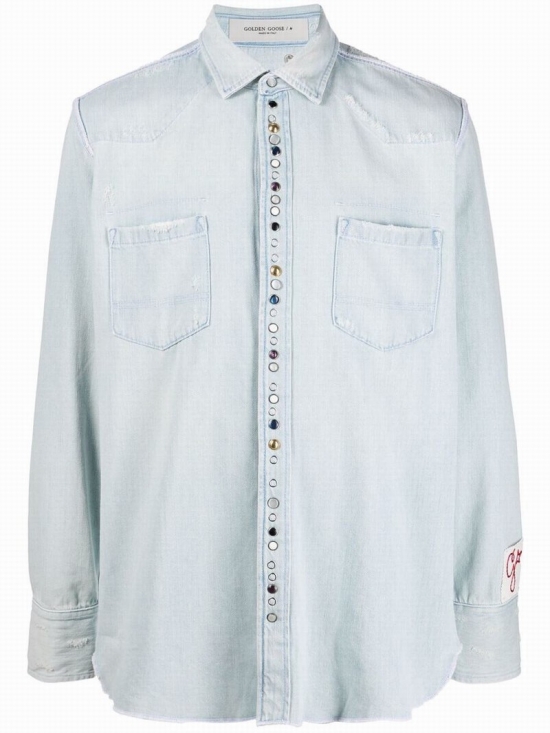 Studded Denim Shirt