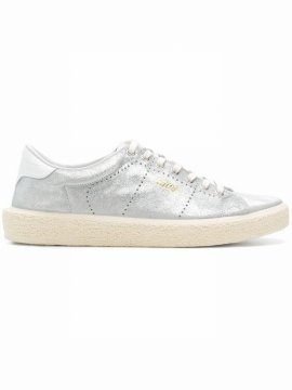 Tennis Sneakers In Metallic