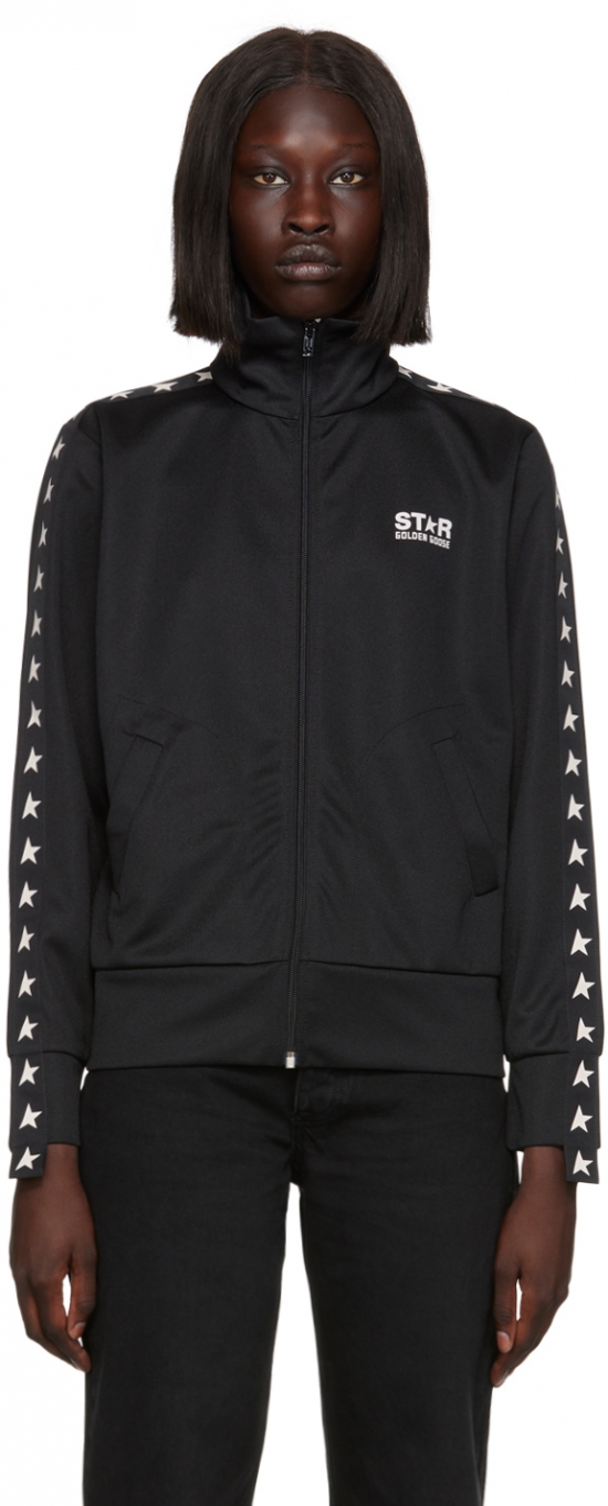 Black Denise Zip Sweatshirt