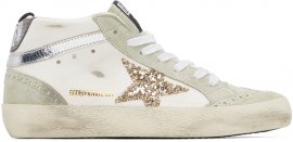 SSENSE Exclusive White Mid Star Sneakers