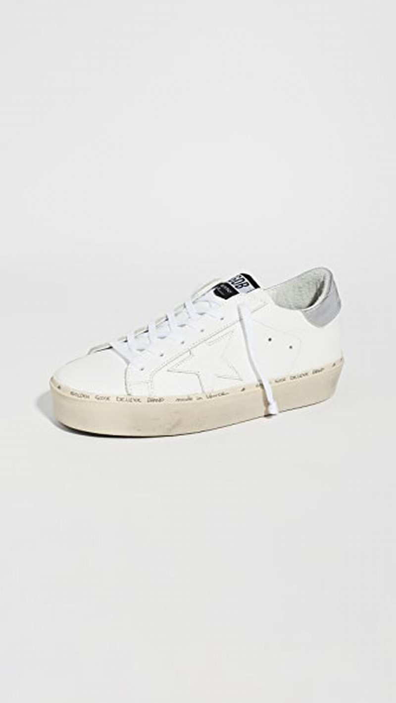 Hi Star Sneakers In White/silver