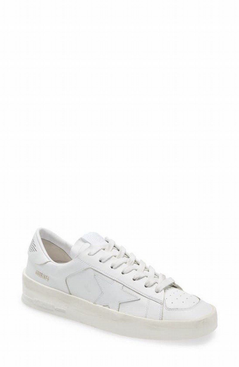 Stardan Sneakers In White Leather