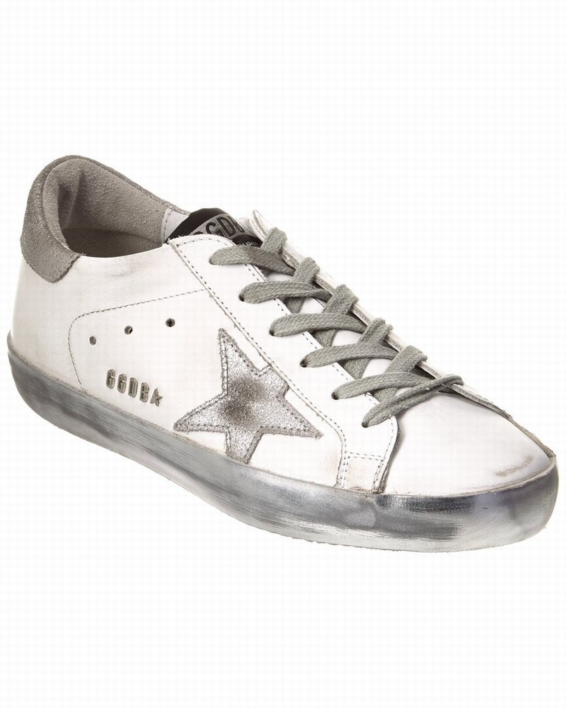 Superstar Leather Sneaker In Silver