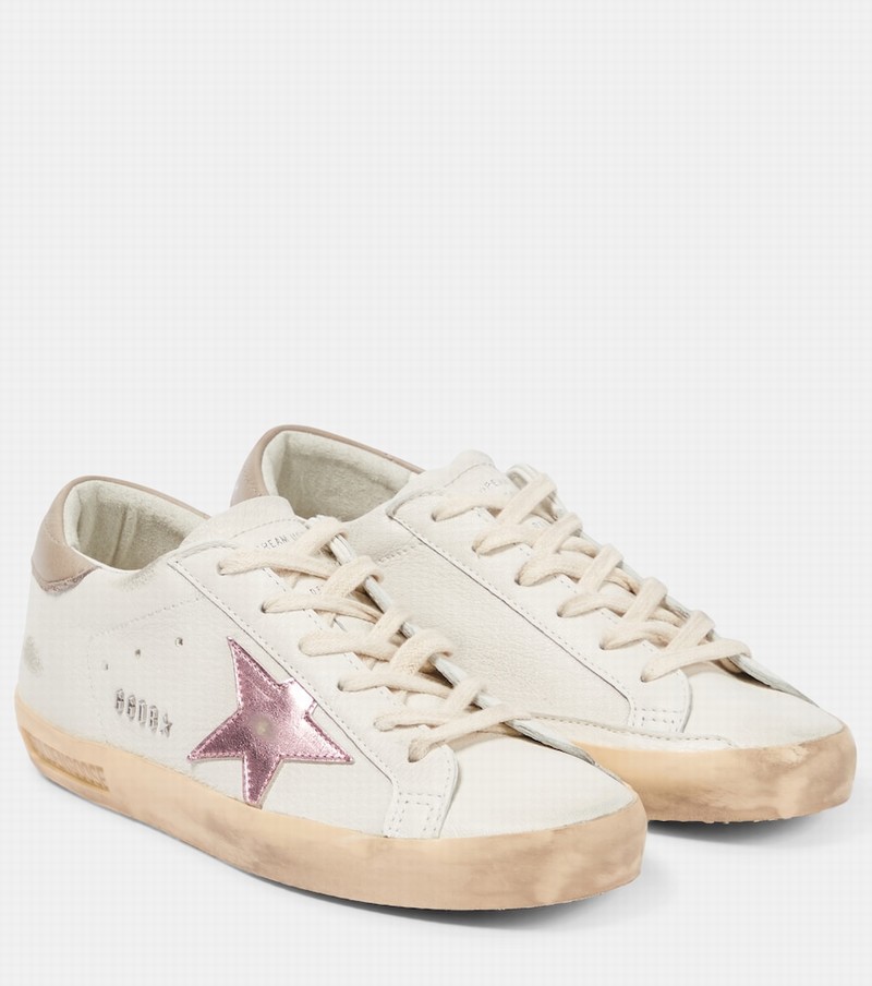 Super-star Leather Sneakers In White